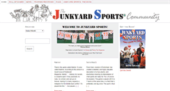 Desktop Screenshot of junkyardsports.com