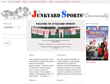 Tablet Screenshot of junkyardsports.com